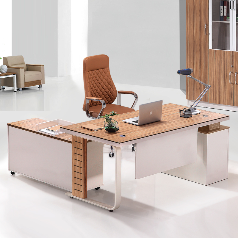 老板桌天津辦公家具簡(jiǎn)約現(xiàn)代板式大班臺(tái)主管桌經(jīng)理桌老板辦公桌椅
